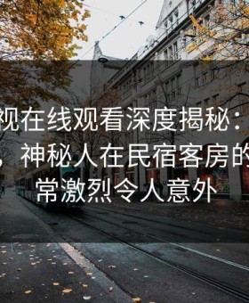 蘑菇影视在线观看深度揭秘：爆料风波背后，神秘人在民宿客房的角色异常激烈令人意外